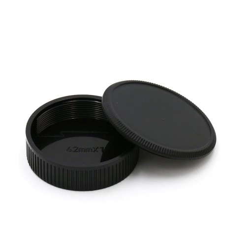 1/5/10 Stck. M42 Gehäusekappe + Objektivkappe hinten Set für 42 mm Leica Schraubhalterung - Bild 3 von 6