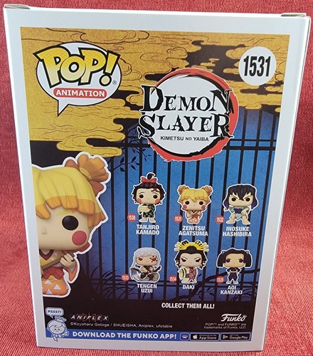 Zenitsu agatsuma funko # 1531 (nuevo en caja) con protector pop - Imagen 7 de 7