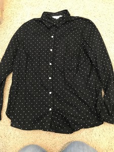 old navy polka dot shirt