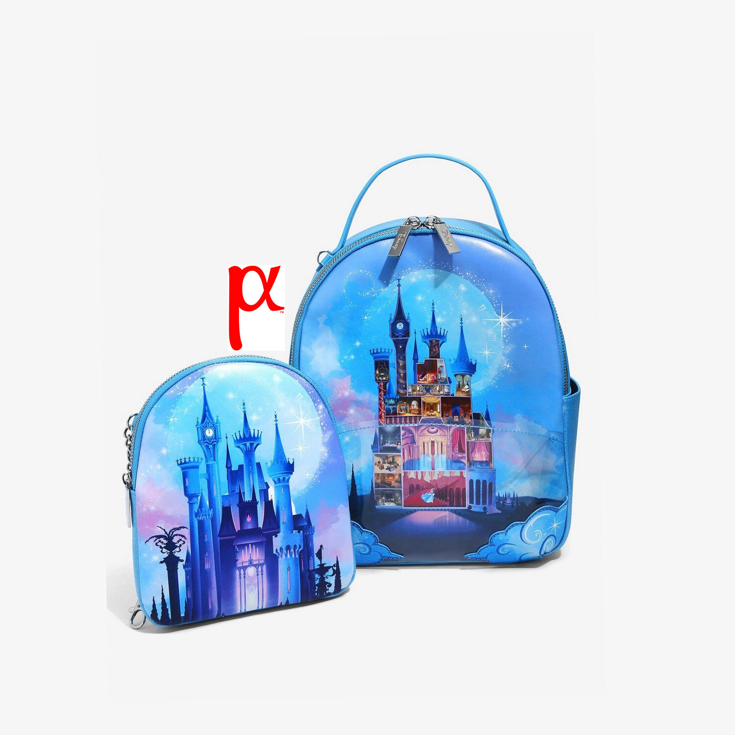 Danielle Nicole Disney Cinderella Castle Night Portrait Mini Backpack Exclusive