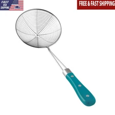 Handheld Stainless Steel Skimmer Strainer for Frying Cooking Draining Tasks New