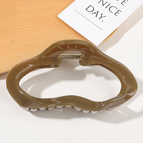 Women Large Irregular Acetate Hair Claws Hairpin Jelly Color Barrettes Hair Clip - Bild 14 von 18