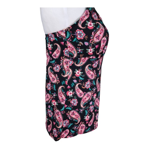 Lands End Tankini Swim Top Size 18 Square Neck Underwire Bra Swimsuit New $78 - Picture 4 of 12