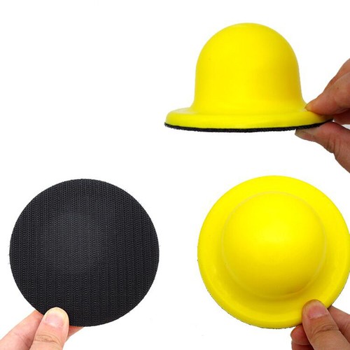 Handschleifen vonPolierplatten Schleifklotz Klett Ø 25-125mm SchleifscheibenHand - Picture 4 of 14