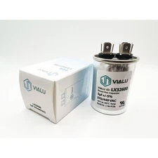 VIALU - 5 uf/MFD 370-440 VAC volts Round Run Capacitor 50/60 Hz