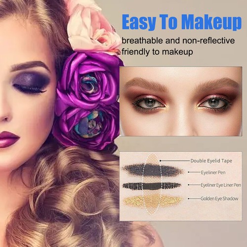 Double Eyelid Tape Invisible Adhesive Eye Lift Strips Makeup Lace Stickers. - Picture 8 of 12