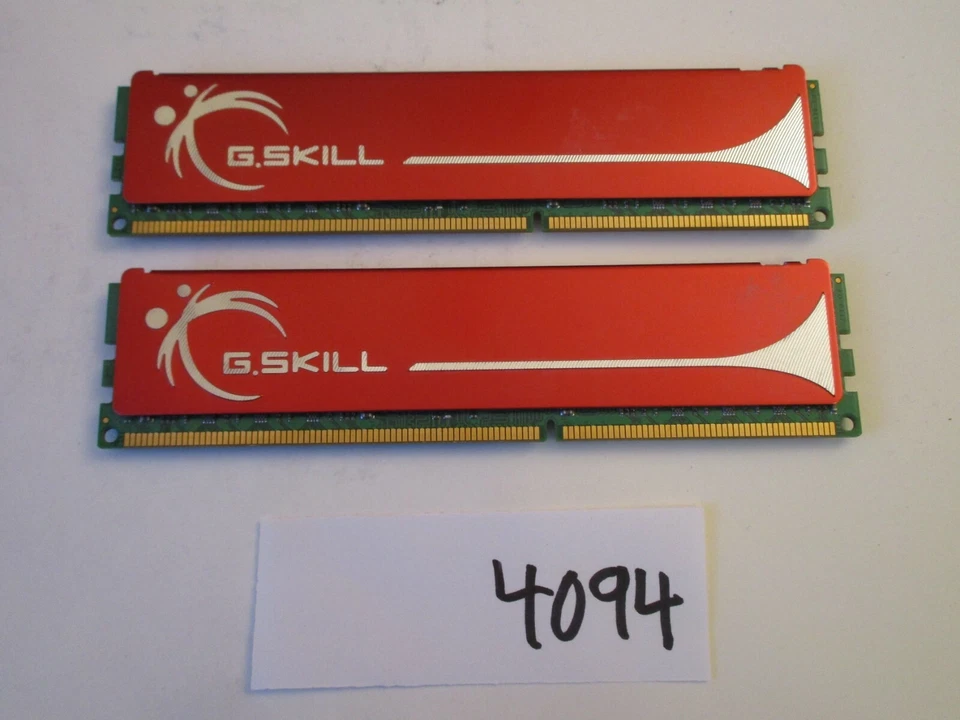G.Skill F3-12800CL9D-4GBNQ 2x2Gb PC3-12800 1600Mhz DDR3 Desktop Memory RAM (4094 - Image 2 of 2