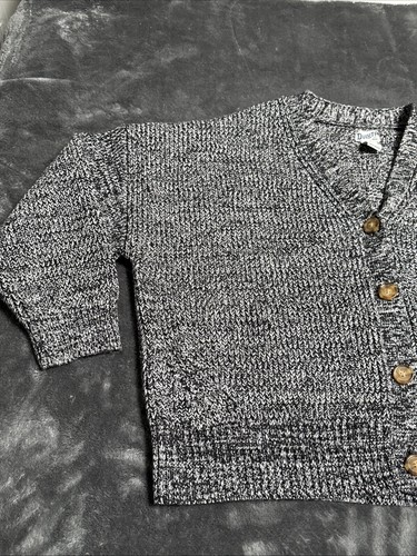 Duluth Trading Cardigan Women's Sz 2X Sweater Grey Chunky Knit Heavy Weight, T64 - Picture 4 of 13
