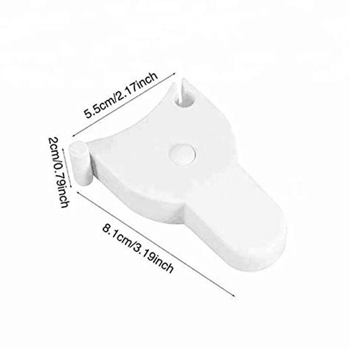 Automatic Telescopic Tape Measure 150cm/60 inch self retracting triple ruler - Photo 2/11