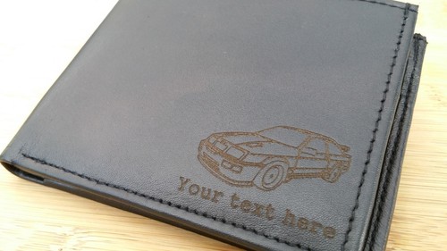 Sierra RS Cosworth engraved Leather Wallet (merchandise gift present sapphire) - Picture 1 of 8