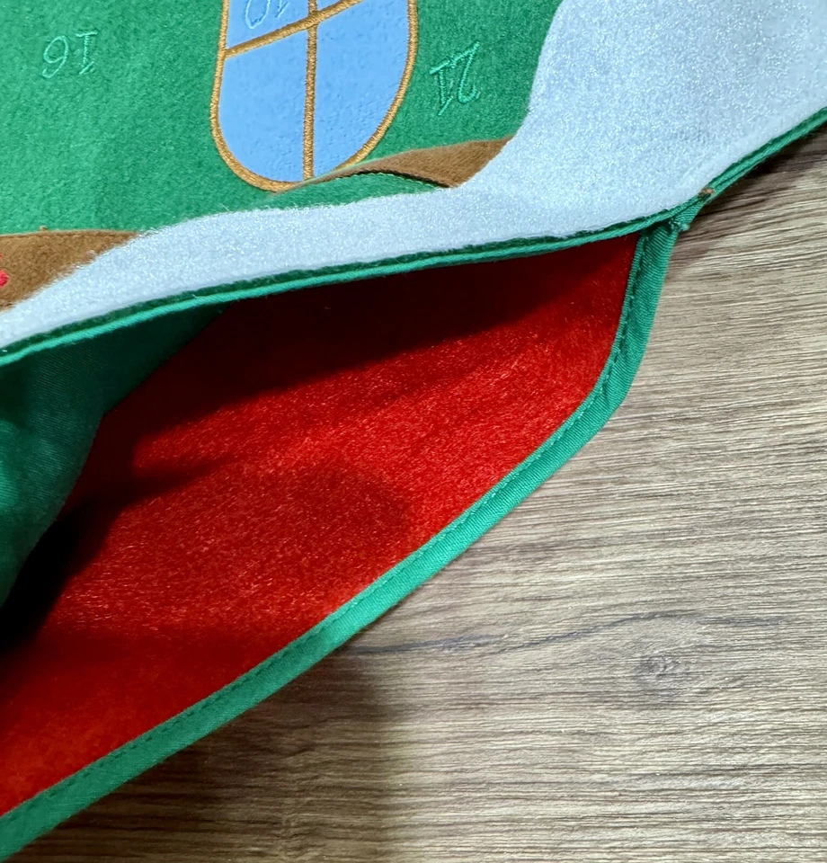 Hallmark Santa's Workshop Christmas Countdown Felt Advent Keepsake Calendar Only - Image 4 of 4