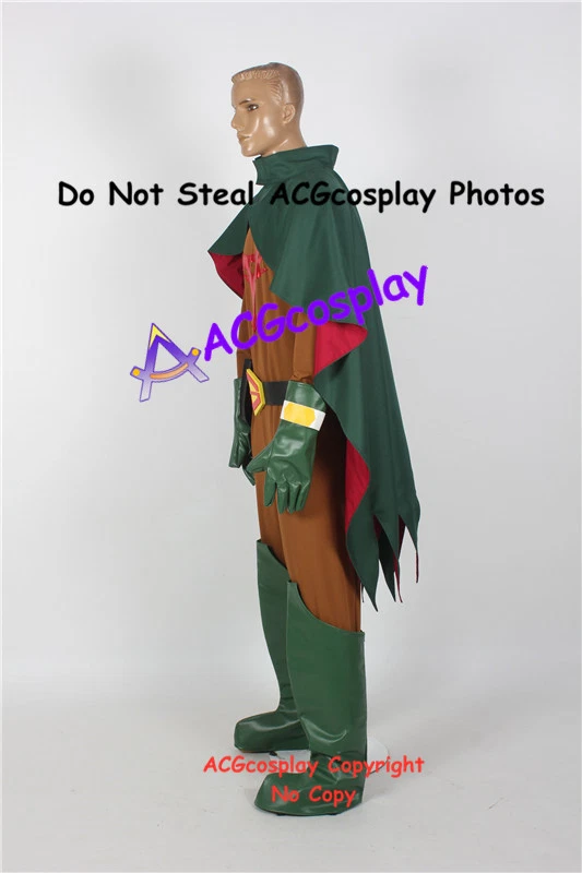 Disfraz de Cosplay Gatchaman Ryu incluye fundas para botas y hebilla de cinturón hecha en pvc Foto 4 de 4