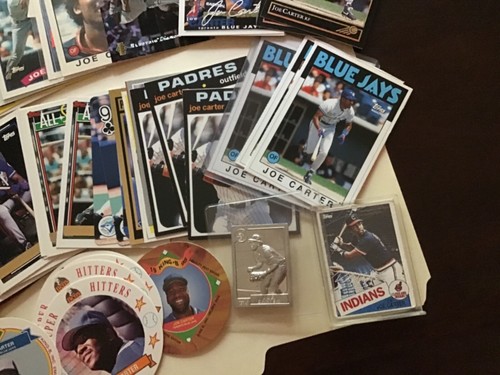 JOE CARTER Oddball Insert & Regular issue BLUE JAYS INDIANS Baseball YOU CHOOSE - Picture 7 of 308