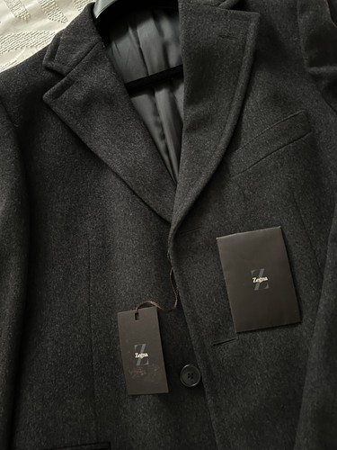 Z Zegna by Ermenegildo Zegna Wool And Cashmere Overcoat UK42 /EU52 RRP: £1950 - Picture 3 of 11
