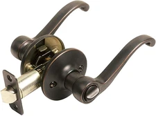 Scroll Door Knob - Privacy Door Lever, 2-Way Latch for Interior Doors - Door Han