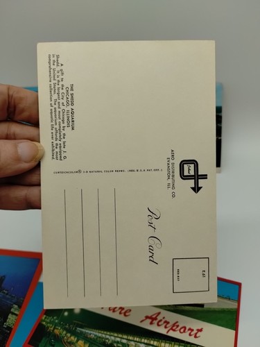 Lot Of 6 Vintage Postcards Chicago Illinois Landmarks - Picture 11 of 13