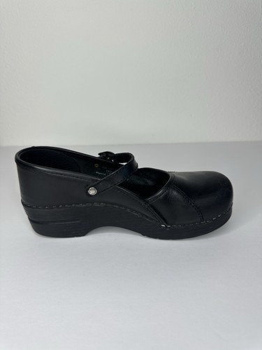 Dansko Clog Maryjane Black Leather EU 38 - Picture 7 of 9