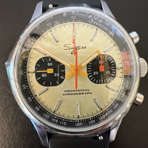 Sugess Sea-Gull Men's ST1901 Pilot Chronograph Wristwatch Panda V2 ~ US Seller