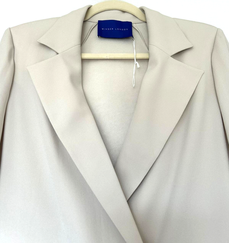 WINSER LONDON Jacket 16 Pearl Tailored Blazer Buttons Pockets - Picture 4 of 22