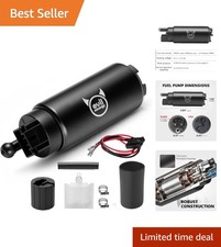 Universal Fit Electric Fuel Pump Kit 255lph - Ideal For Gasoline And Ethanol Use