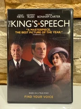 THE KING'S SPEECH 2010 True Story Colin Firth Geoffrey Rush Guy Pearce USED DVD