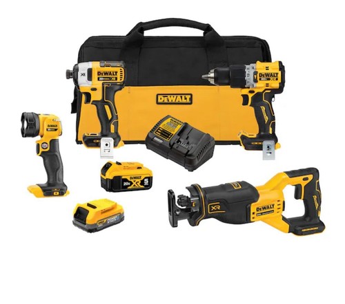 Dewalt DCK449E1P1 20V Max XR Brushless 4-Tool Combo Kit - Picture 3 of 3