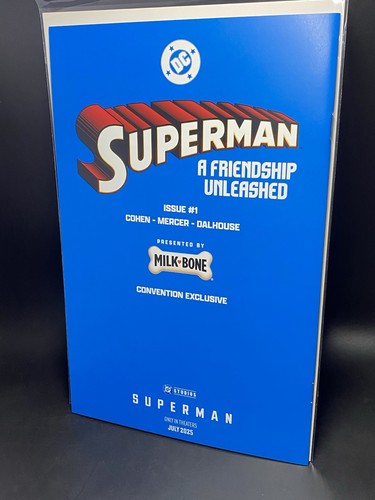 SDCC 2025 SUPERMAN: FRIENDSHIP UNLEASHED #1 | MILK BONE VARIANT | FREE SHIPPING - Picture 2 of 7