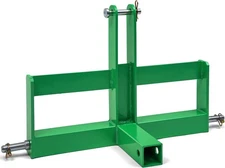 3 Point Square Trailer Hitch Tow Adapter w 2" Receiver for Category 1 Tractors