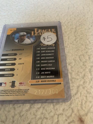 2002 Donruss Best of Fan Club - League Leaders Mark Buehrle #LL-11 /300 - 第 3/3 張圖片