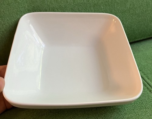Hutschenreuther Selb Novum 65 Series MCM 7.5" White Square Bowl - Picture 9 of 9