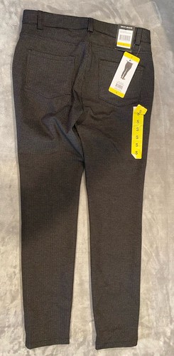 DKNY Jeans Slim Leg Ponte Pants Gray Houndstooth Women's Small - Picture 3 of 7