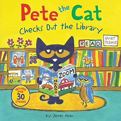 Pete the Cat Checks Out the Library by James Dean Paperback NEW - Image 4