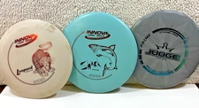 Innova/DD Disc Golf Starter Set 3 Disc Lot: Shark 4402 Leopard 6521 Prime Judge!