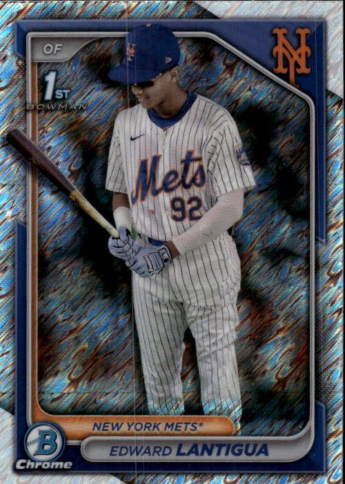2024 Bowman Chrome Edward Lantigua #BCP-246 Prospects Shimmer Refractors 25E