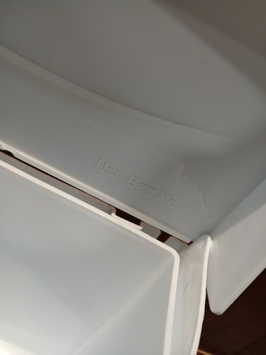 Rubbermaid Sanitary Napkin Receptacle Commercial Reatrooms White For Wall - Picture 4 of 17