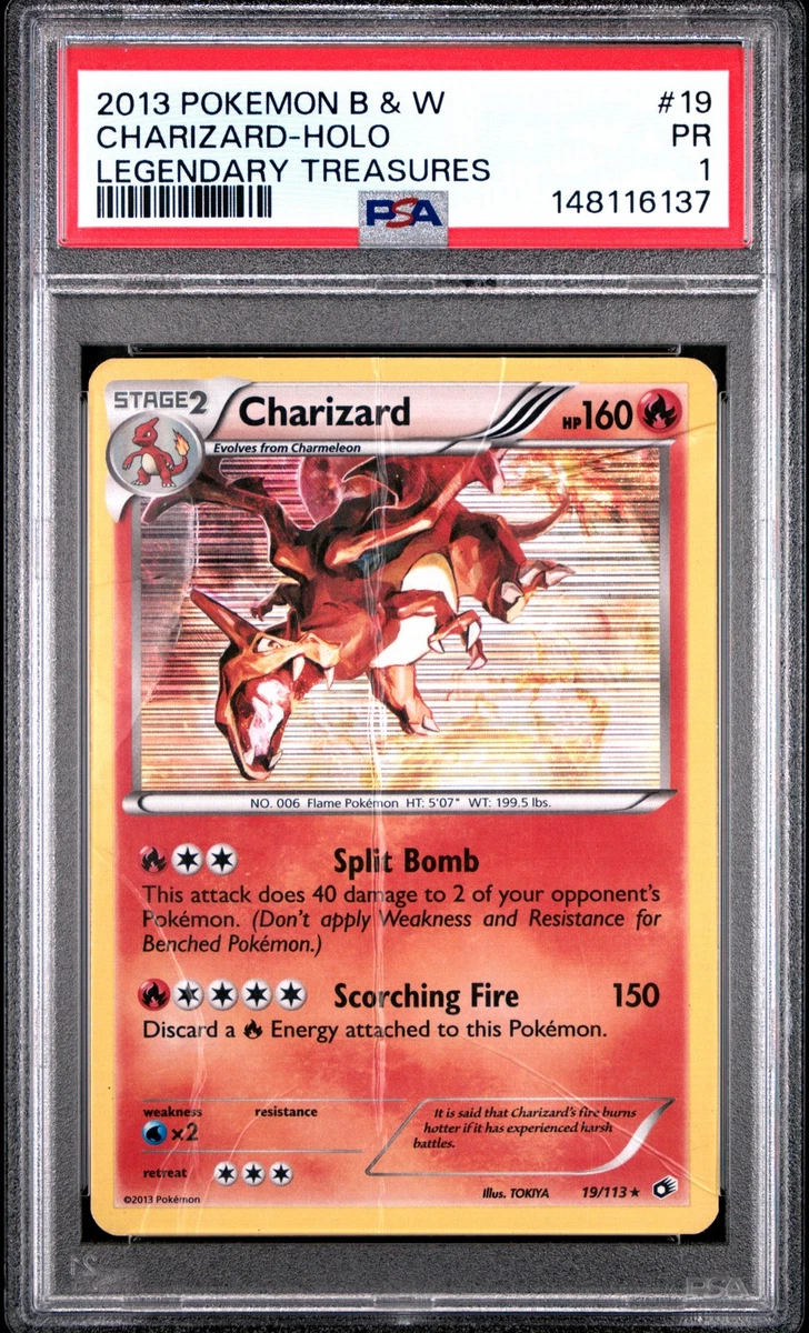 Charizard Pokémon TCG Legendary Treasures Individual Collectible