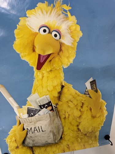 SESAME STREET 1979 Promotional Poster Big Bird Mail Wall Art Decor - Bild 7 von 7