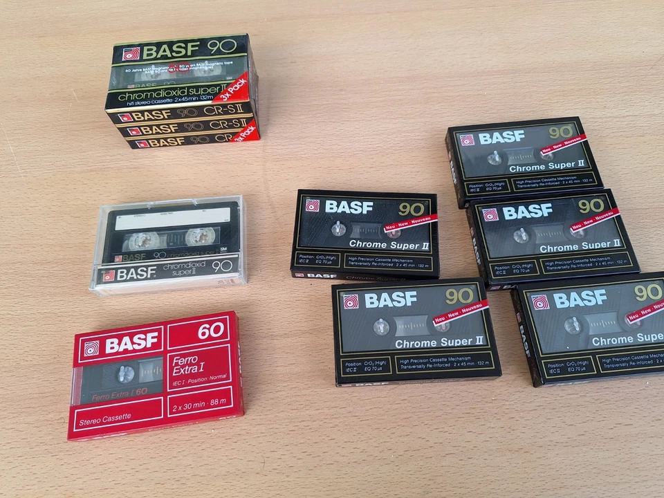 10x BASF Kassette Konvolut Original verschweißt - Image 2 of 4