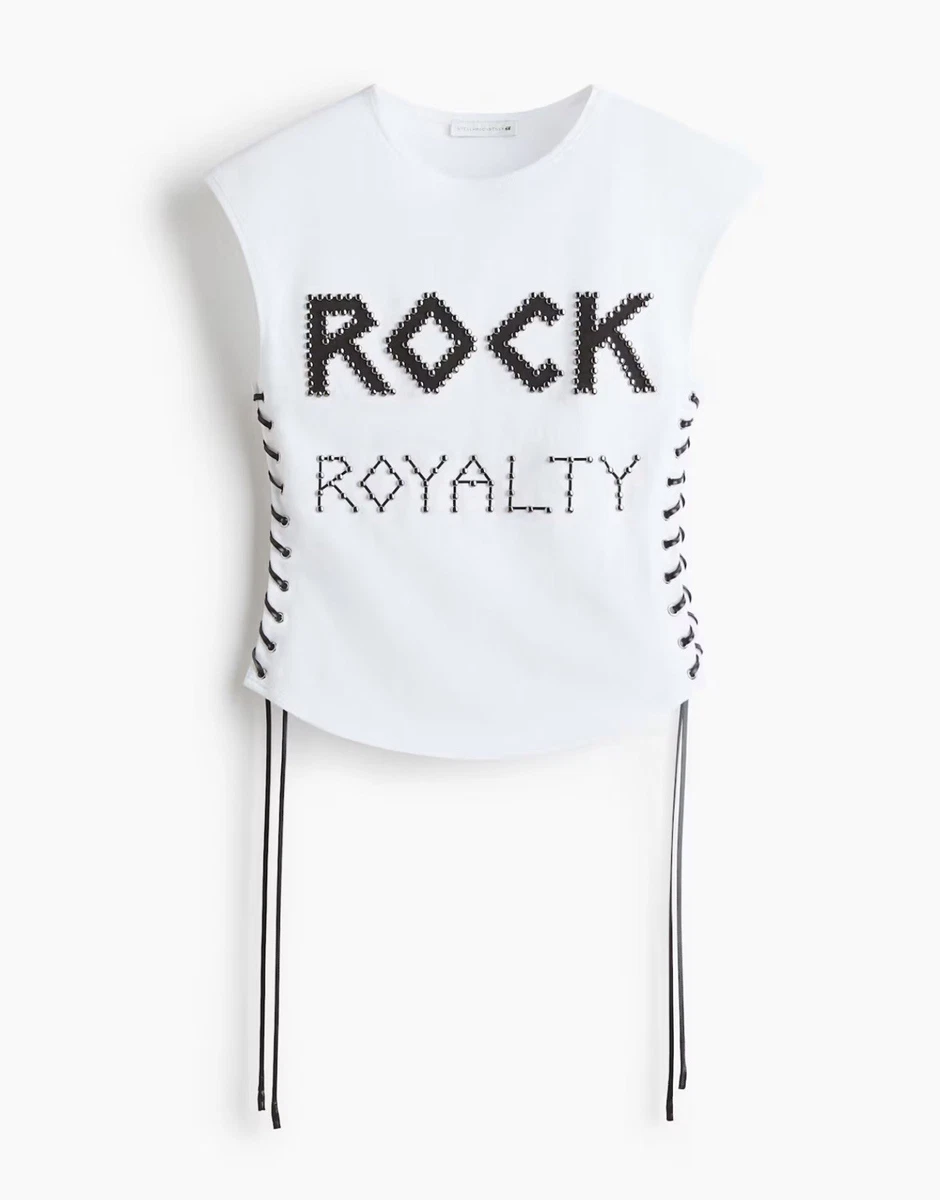 未使用 STELLA McCARTNEY ROCK T You know the tank. The one that looks like it's been hacked