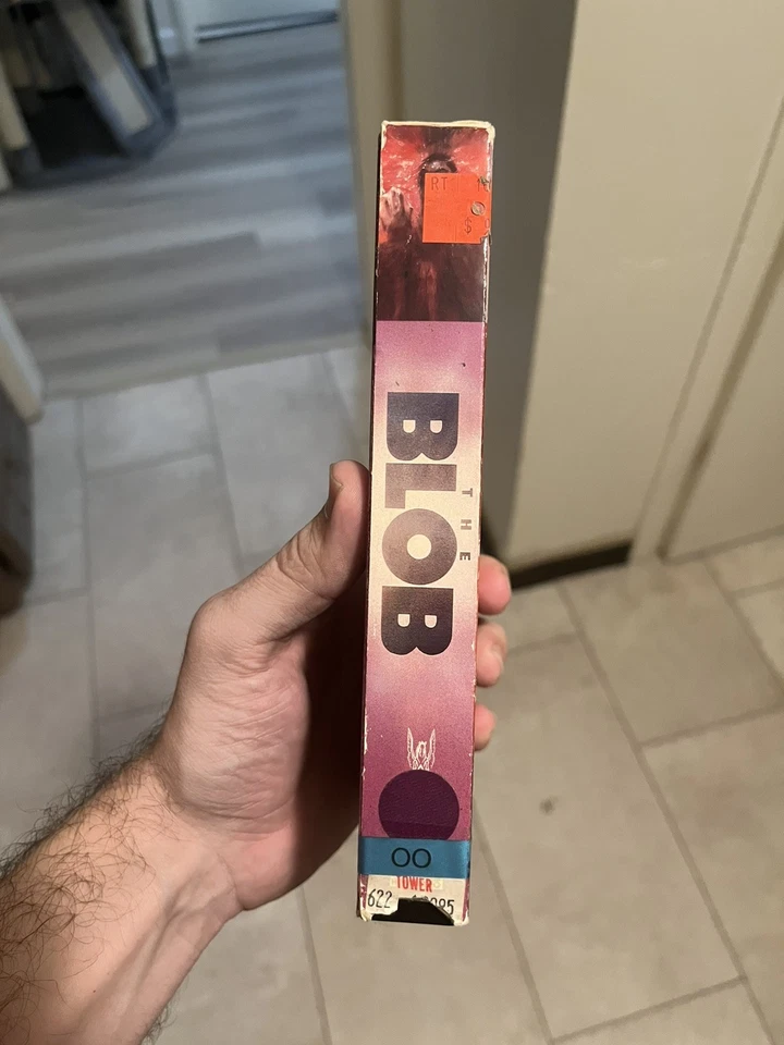 Vintage The Blob (VHS, 1988) Horror Cult Classic Tri Star Pictures Thriller  - Image 3 of 4
