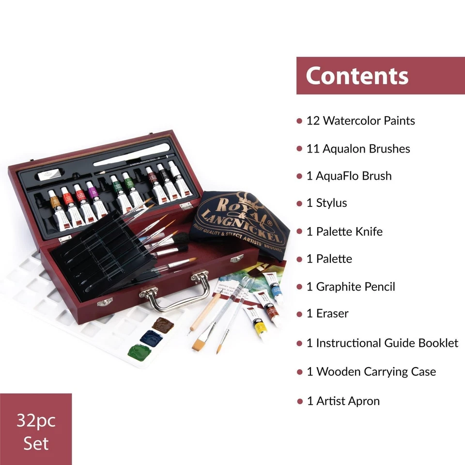 Royal and Langnickel Watercolour Wooden Box Set - image 3 of 3