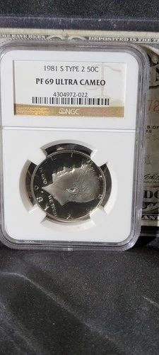 1981 S Type 2 Kennedy Half Dollar PF 69 UCAM NGC Proof