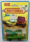 vintage 1976 Matchbox Lesney TOE JOE MB74, metallic green on nice Superfast card