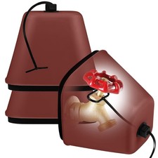 Outdoor Faucet Covers for Winter 2 Pack - Spigot 2 Pack, Brick Red