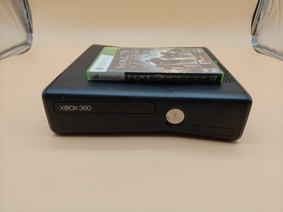 Microsoft Xbox 360 S Slim Console Model 1439 Matte Black Halo Reach Tested