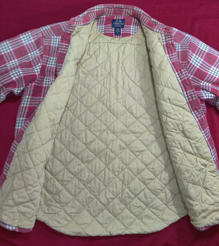 Giacca vintage Willis & Geiger uomo grande foderata in flanella quadri shacket caccia - Foto 3 di 10