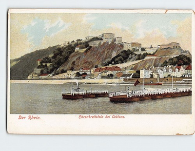 #ad #ad Postcard Der Rhein Ehrenbeitstein bei Koblenz Germany $6.99