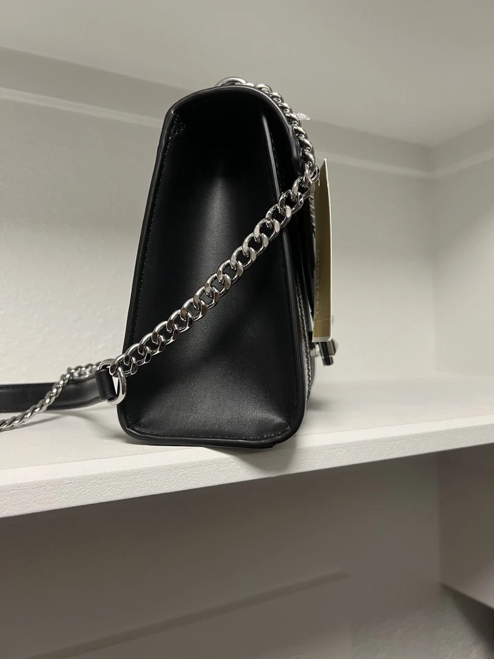 Bolso de Hombro Michael Kors Whitney Mediano Logo Solapa Cadena Correa Variación Foto 2 de 4