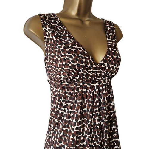 MaxMara Italy Y2k viscose leopard print top size s - Picture 6 of 10