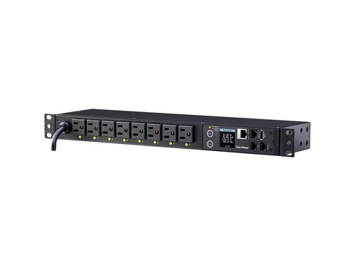 CyberPower PDU41001 Single Phase 100 - 120 VAC 15A Switched PDU - 8 Outlets, 12 - Picture 2 of 5